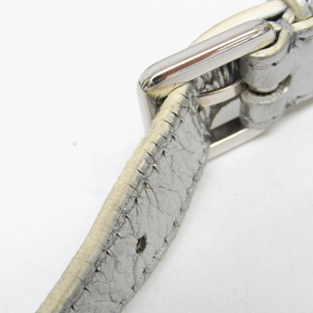 CHRISTIAN DIOR Silver Leather Shoulder Bag - Picture 14 of 16